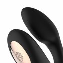 Rosy Gold C-Shape Black - bezprzewodowy masażer z etui ładowania