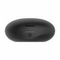 Rosy Gold C-Shape Black - bezprzewodowy masażer z etui ładowania