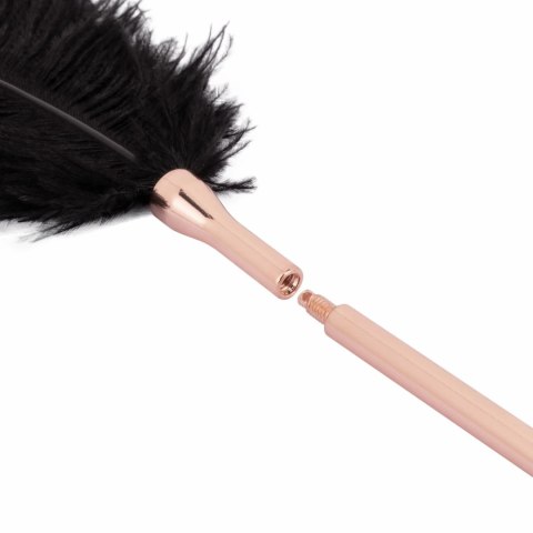 Rosy Gold Feather Tickler & Whip 2w1 - Roża Złota, elegancki design