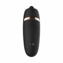 Rosy Gold Licking Stimulator Black - Elegancka maszyna intymna z etui