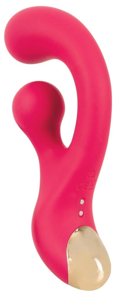 Sweet Smile G-Spot Vibrator z rotacją i podwojną mocą, fioletowy 18 cm