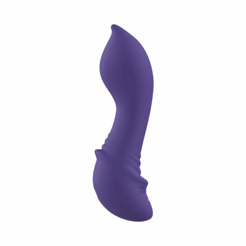 Teazers Curling Mini Vibrator Midnight Violet 10 trybow, kompaktowy, silikonowy