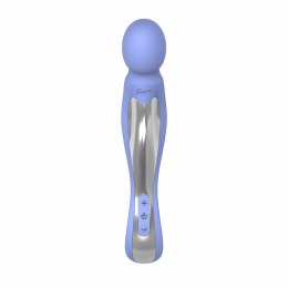 Teazers Curved Wand masażer silikonowy fioletowy USB wodoodporny