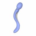 Teazers Curved Wand masażer silikonowy fioletowy USB wodoodporny
