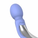 Teazers Curved Wand masażer silikonowy fioletowy USB wodoodporny