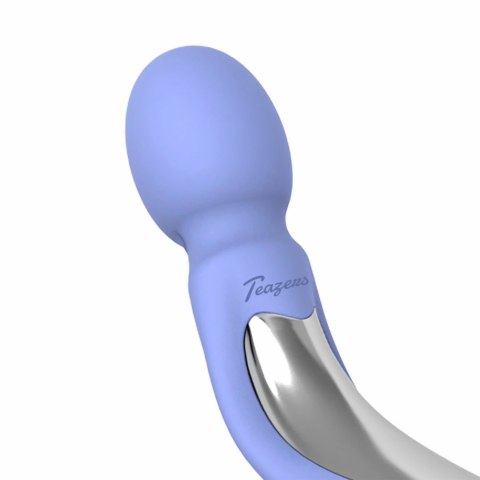 Teazers Curved Wand masażer silikonowy fioletowy USB wodoodporny