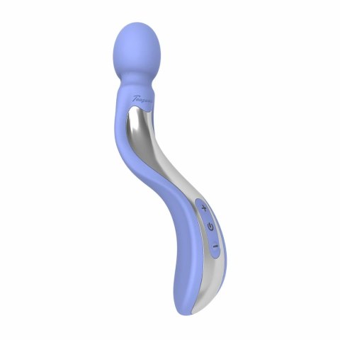 Teazers Curved Wand masażer silikonowy fioletowy USB wodoodporny