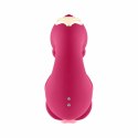 Teazers Double Tongue Pink - Model dwusilnikowy, silikonowy IPX7