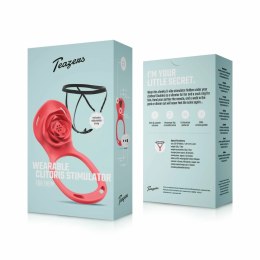 Teazers Harness Red - Intymny System Wibrujący z Pilotem USB