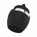 Teazers Mini Tongue Vibrator Black - kompaktowy masażer silikonowy USB