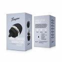 Teazers Mini Tongue Vibrator Black - kompaktowy masażer silikonowy USB