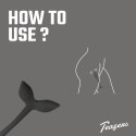 Teazers Vibrating Egg Black - Model z Pilotem, 10 Trybow, USB
