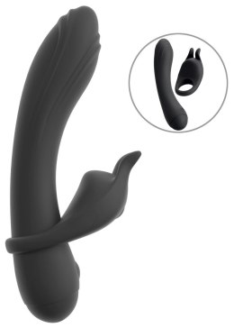 Couples Choice Duo Vibrator 3w1 z pierścieniem, silikonowy, wodoodporny