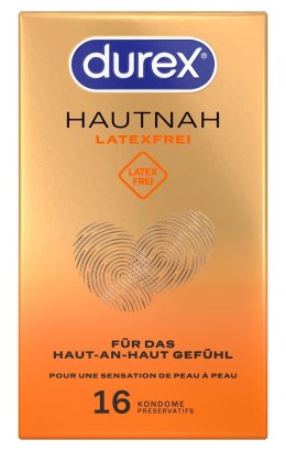 Durex Hautnah Latexfrei 16 szt. anatomiczne prezerwatywy bez lateksu