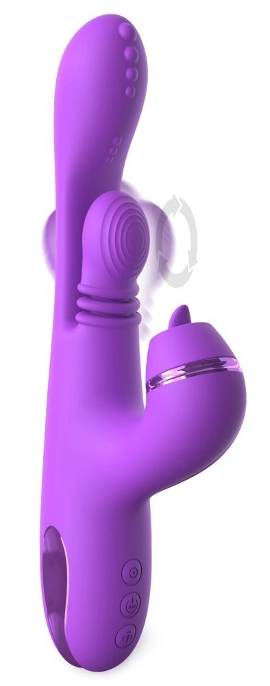 Fantasy For Her IntiMotion Pulse Pro fioletowy 24 cm 4 silniki