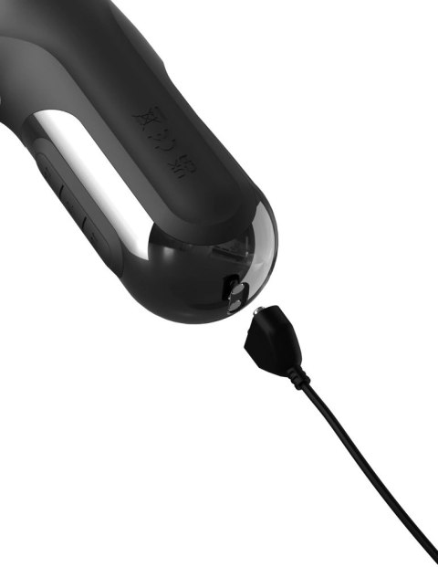 Fetish Fantasy Series Sonix Thruster silikonowy, wielofunkcyjny, czarny 22 cm