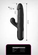 Fetish Fantasy Series Sonix Thruster silikonowy, wielofunkcyjny, czarny 22 cm