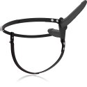 Fetish Submissive Double Penetrix Strap-On Black UP silikonowy czarny