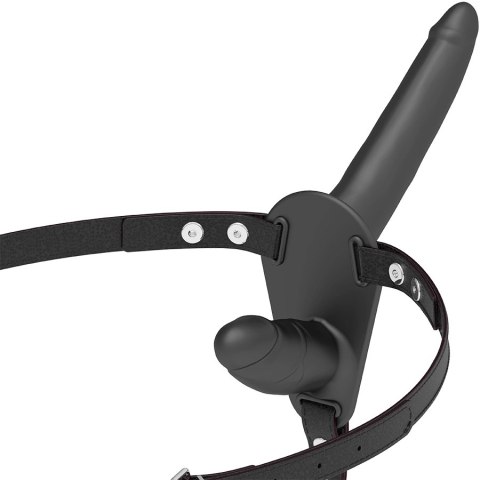 Fetish Submissive Double Penetrix Strap-On Black UP silikonowy czarny