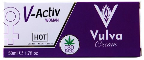 HOT V-Activ krem pielęgnacyjny z CBD 50 ml - odżywczy do pielęgnacji skory