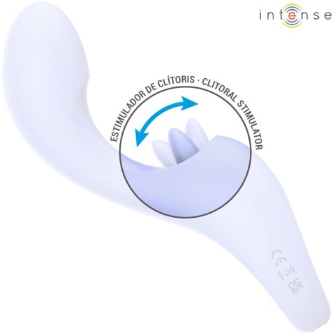 INTENSE ANYA wielofunkcyjny stymulator wibracyjny lawendowy 183 mm