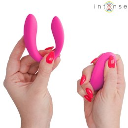 INTENSE NORA stymulator wibracyjny zaciskowy rożowy wodoodporny