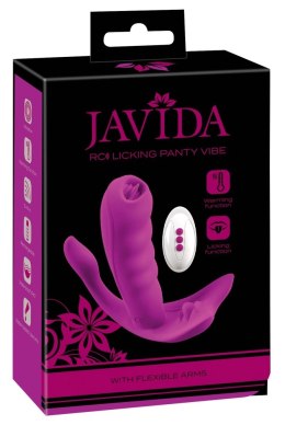 Javida Panty Vibe Licking - Wibrujący System Intymny z Pilotem, Fioletowy