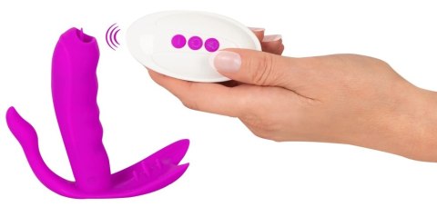 Javida Panty Vibe Licking - Wibrujący System Intymny z Pilotem, Fioletowy