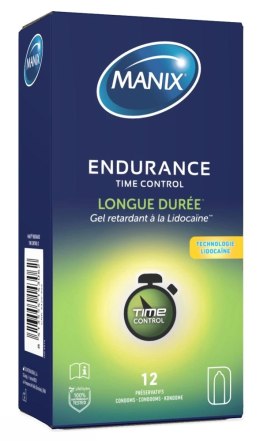 Manix Endurance Time Control 12 szt. prezerwatywy z systemem opoźniającym