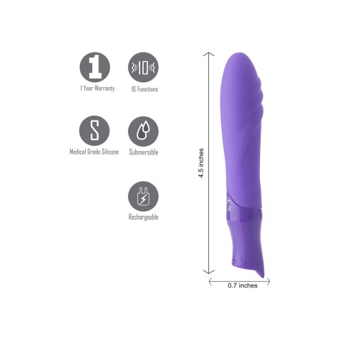 Margo Silicone - Wibrator silikonowy 10 trybow, miękka powierzchnia