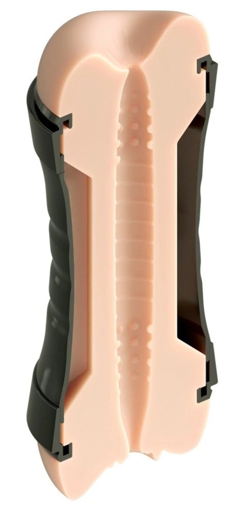 PDX Extreme Super Flip-A-Pussy podwojna maszyna intymna 26 cm
