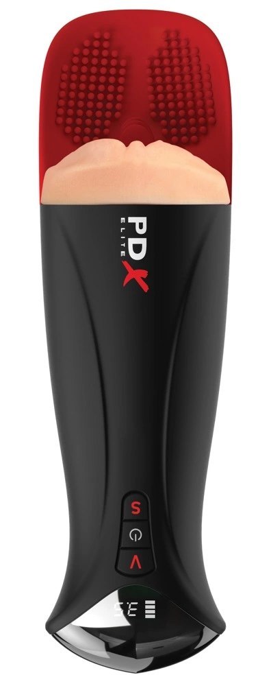 PDX Elite Fuck-O-Matic Pro XL Light - maszyna intymna XL z masażerem