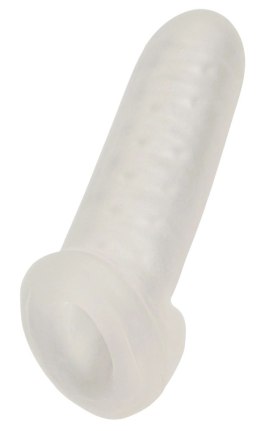 Rebel Sleeve L - powiększająca osłona intymna z pierścieniem, przezroczysta