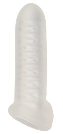 Rebel Sleeve L - powiększająca osłona intymna z pierścieniem, przezroczysta