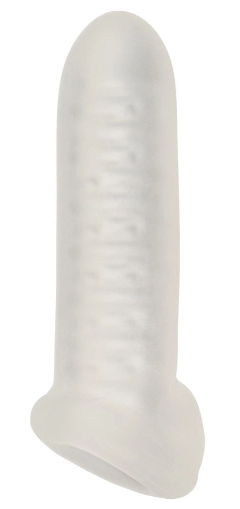 Rebel Sleeve L - powiększająca osłona intymna z pierścieniem, przezroczysta