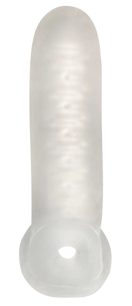 Rebel Sleeve L - powiększająca osłona intymna z pierścieniem, przezroczysta