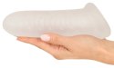 Rebel Sleeve L - powiększająca osłona intymna z pierścieniem, przezroczysta