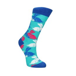 Shots Bunny Style Socks skarpetki unisex rozmiar 42-46 białe
