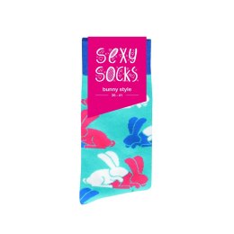 Shots Bunny Style Socks skarpetki unisex rozmiar 42-46 białe