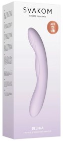 Svakom Selena Pastel Lilac - model silikonowy, wodoodporny, ładowalny
