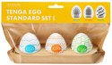 Tenga Egg Standard Zestaw 3 szt. - Wavy, Starry, Cubic, elastyczne rękawy