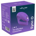 We-Vibe Sync O Bright Purple - Intymny masażer dla par, silikonowy, sterowanie aplikacją