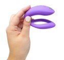 We-Vibe Sync O Bright Purple - Intymny masażer dla par, silikonowy, sterowanie aplikacją