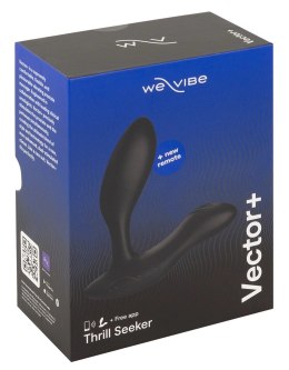We-Vibe Vector+ Charcoal Black - Anatomiczna maszyna intymna, 2 silniki, Bluetooth