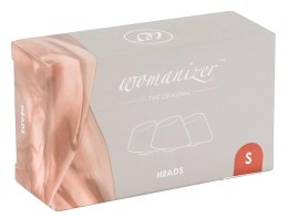 Womanizer Heads Duo S Bordeaux - Zestaw 3 silikonowych nakładek S