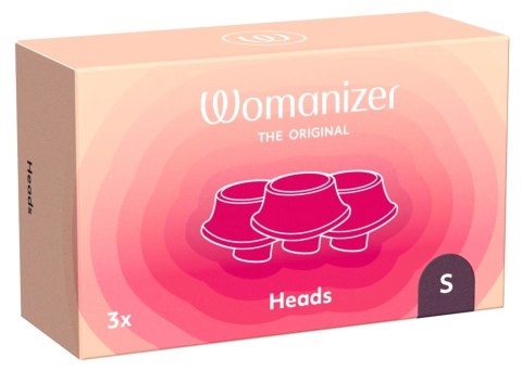 Womanizer Next wymienne nakładki silikonowe S ciemny fiolet 3 szt.