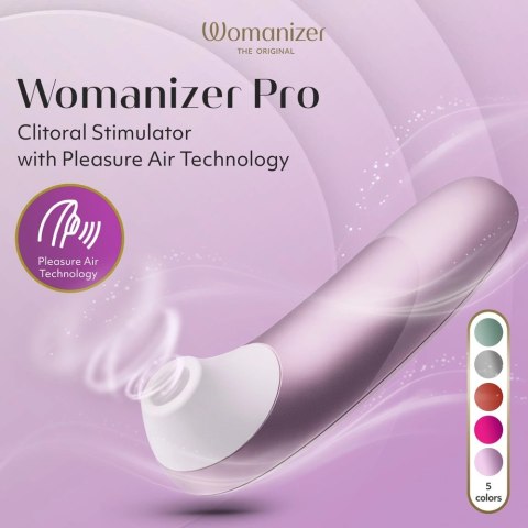 Womanizer Pro Lilac - kompaktowy model z 11 poziomami intensywności
