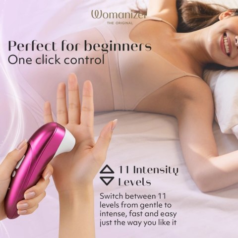 Womanizer Pro Pink - Intuicyjny model z technologią powietrzną, 11 poziomow