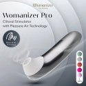 Womanizer Pro Silver - kompaktowy model z 11 poziomami intensywności