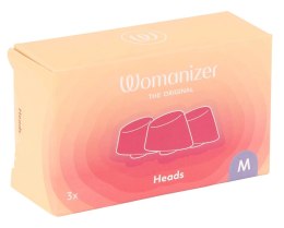 Womanizer W-Heads 3x Lilac M - Zestaw wymiennych końcowek średnich